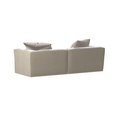 Savile Sofa — Compact Form with Wide Straight Armrests