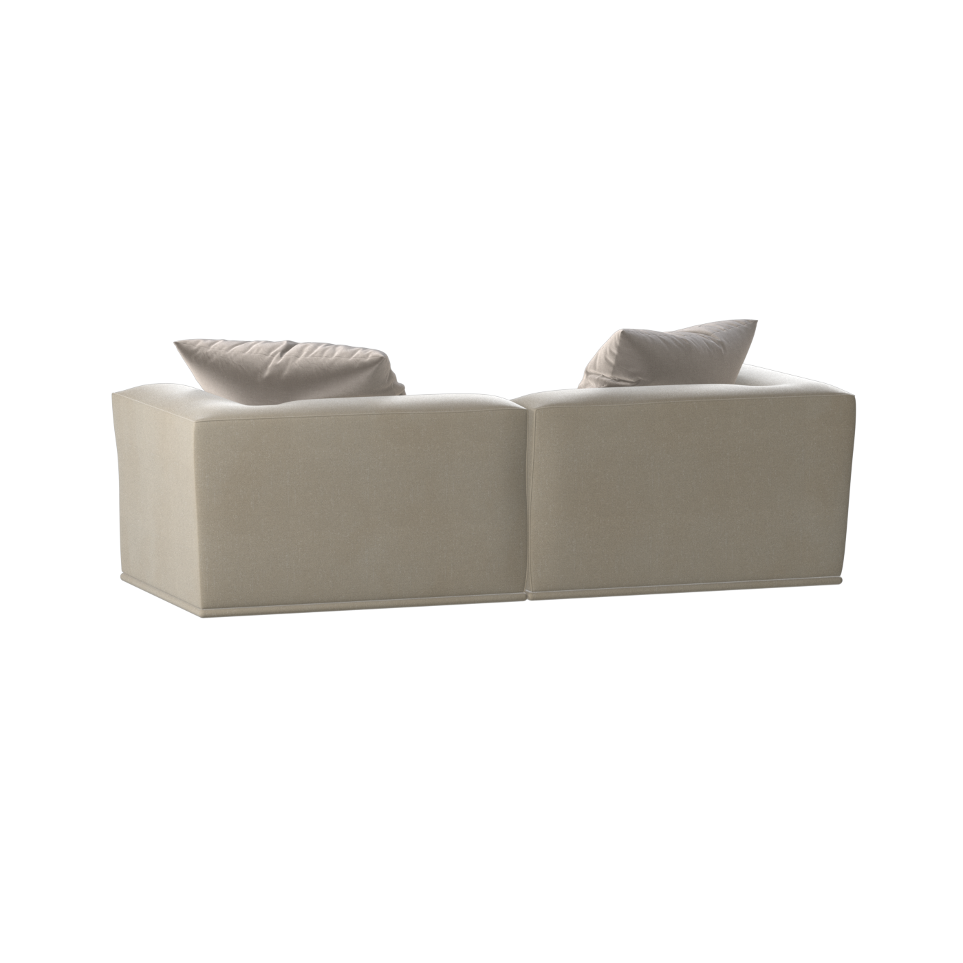 Savile Sofa — Compact Form with Wide Straight Armrests