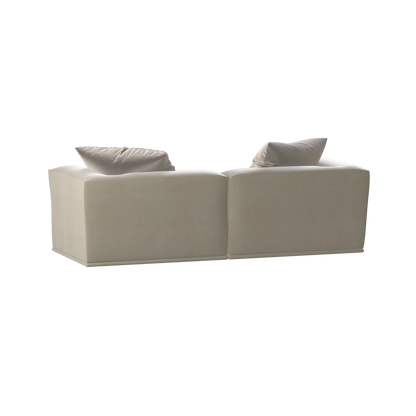 Savile Sofa — Compact Form with Wide Straight Armrests