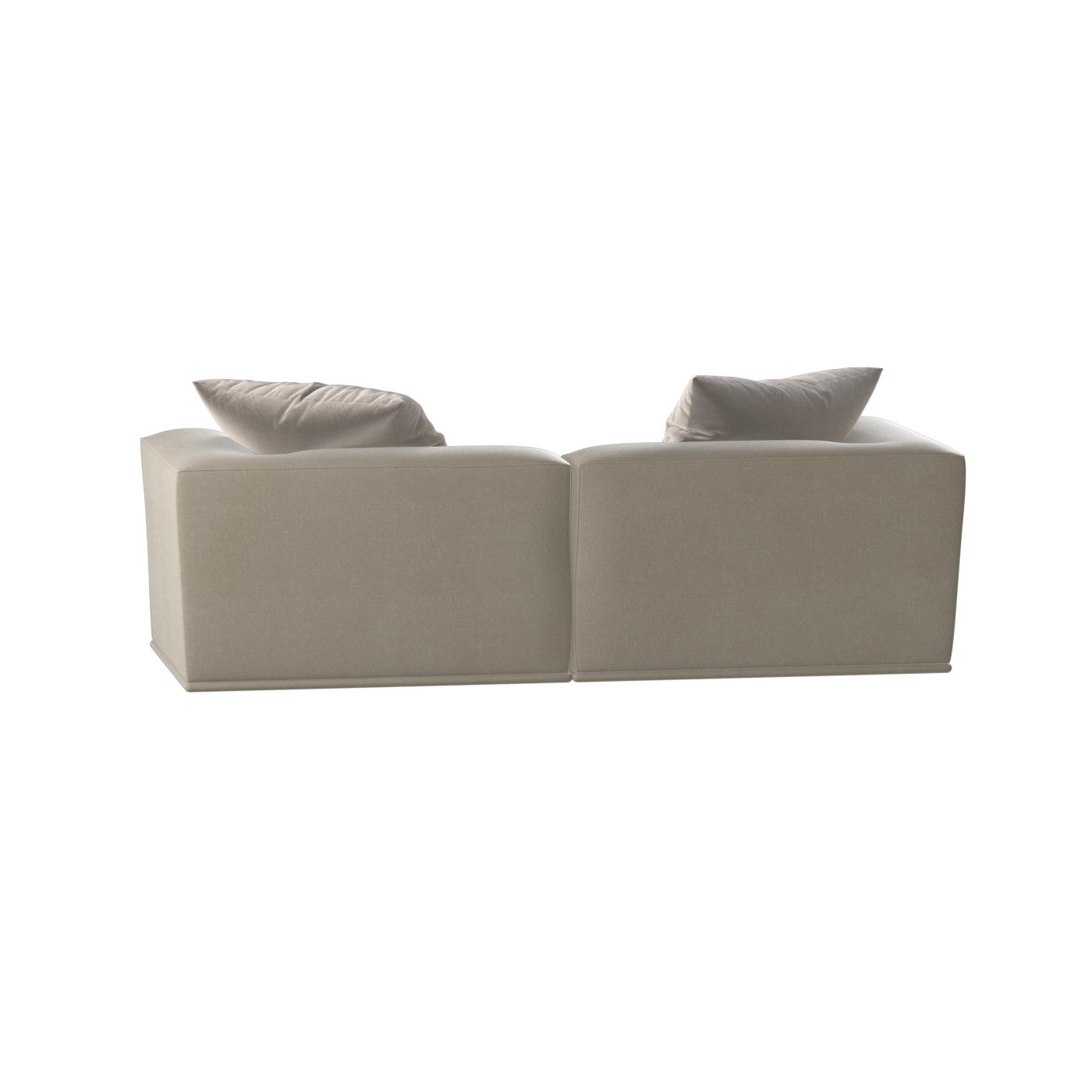 Savile Sofa — Compact Form with Wide Straight Armrests