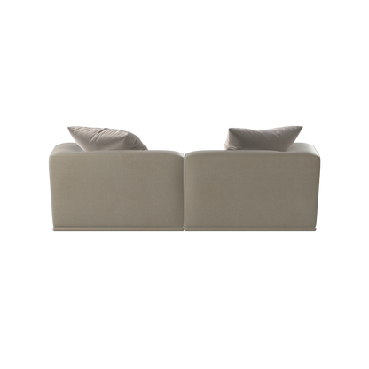 Savile Sofa — Compact Form with Wide Straight Armrests