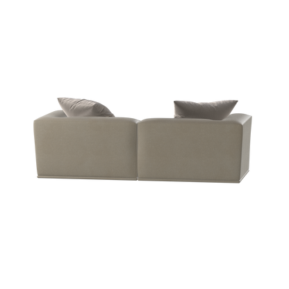 Savile Sofa — Compact Form with Wide Straight Armrests