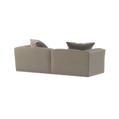 Savile Sofa — Compact Form with Wide Straight Armrests