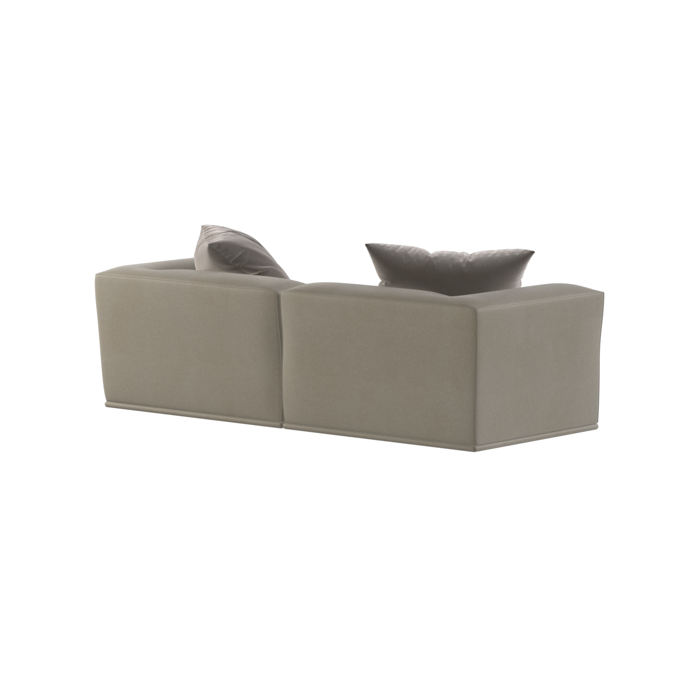 Savile Sofa — Compact Form with Wide Straight Armrests