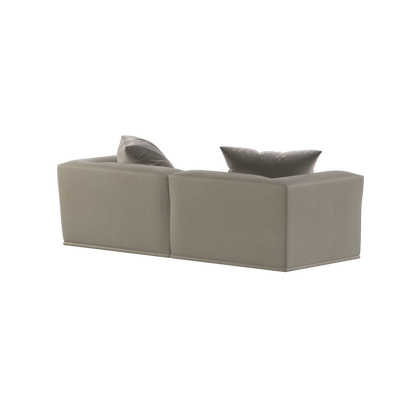 Savile Sofa — Compact Form with Wide Straight Armrests