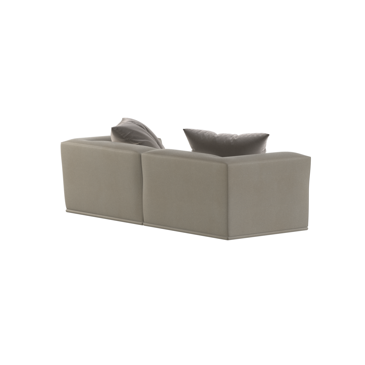 Savile Sofa — Compact Form with Wide Straight Armrests