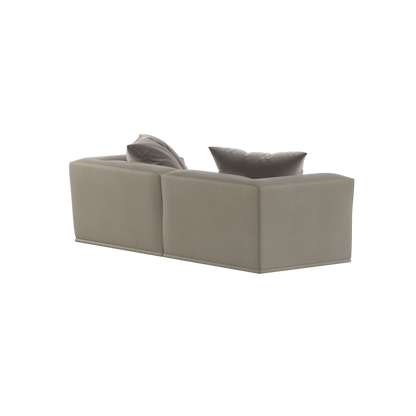 Savile Sofa — Compact Form with Wide Straight Armrests