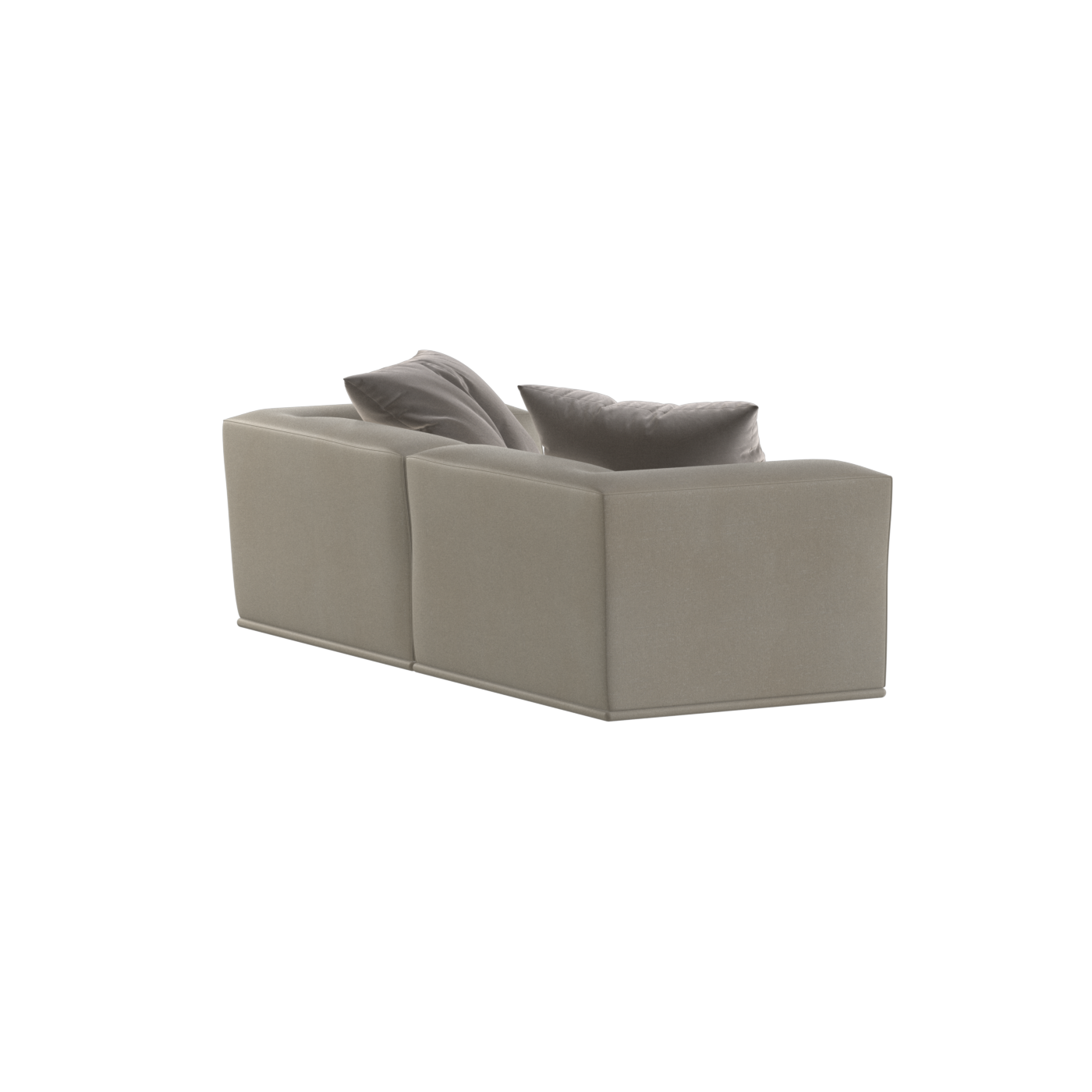 Savile Sofa — Compact Form with Wide Straight Armrests