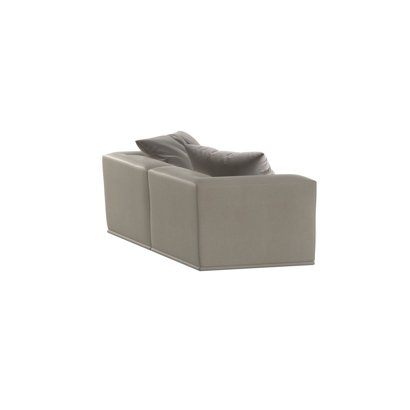 Savile Sofa — Compact Form with Wide Straight Armrests