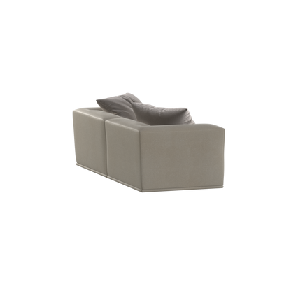 Savile Sofa — Compact Form with Wide Straight Armrests