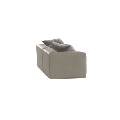 Savile Sofa — Compact Form with Wide Straight Armrests