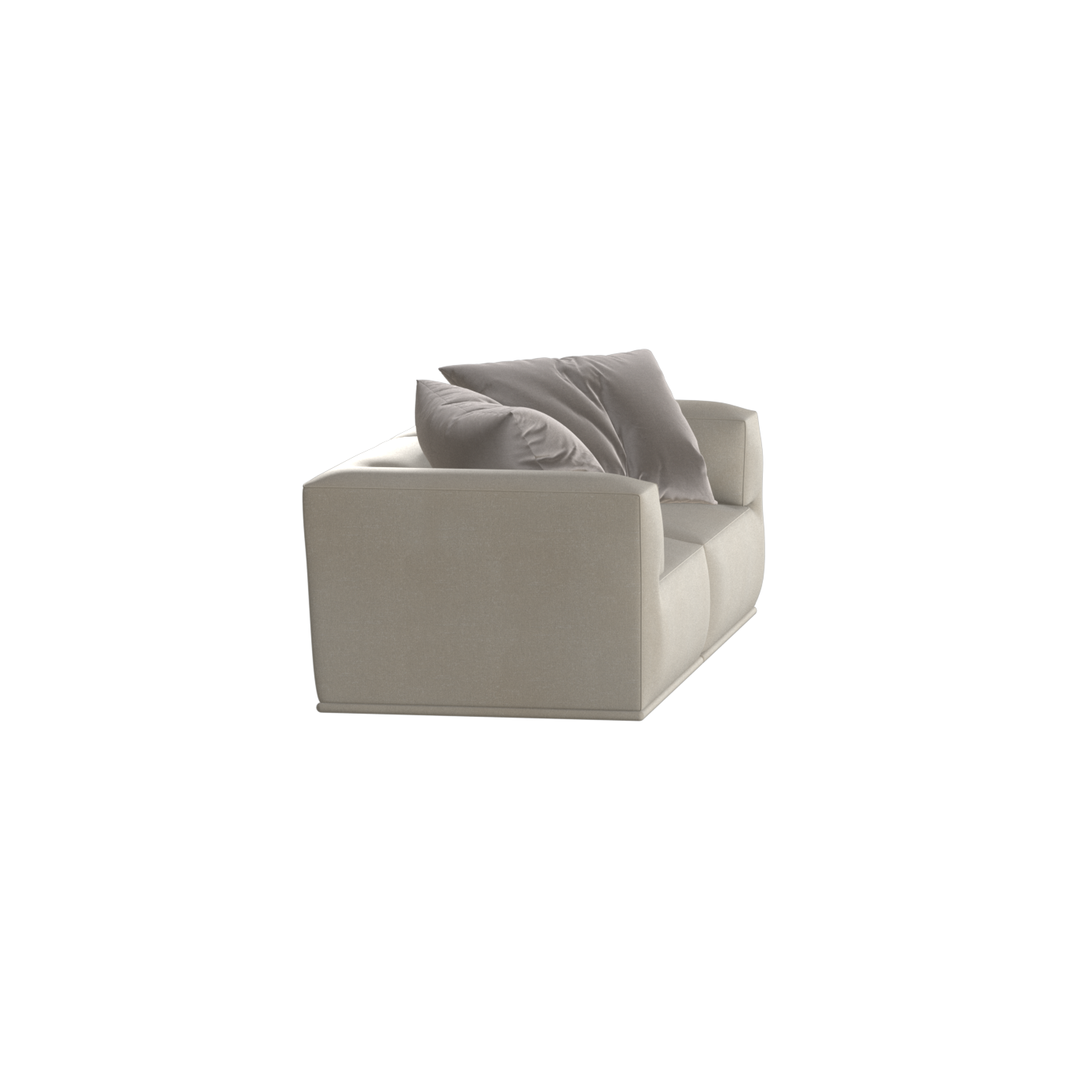 Savile Sofa — Compact Form with Wide Straight Armrests