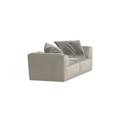 Savile Sofa — Compact Form with Wide Straight Armrests