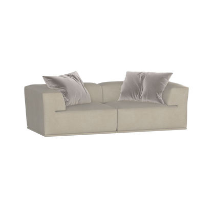 Savile Sofa — Compact Form with Wide Straight Armrests