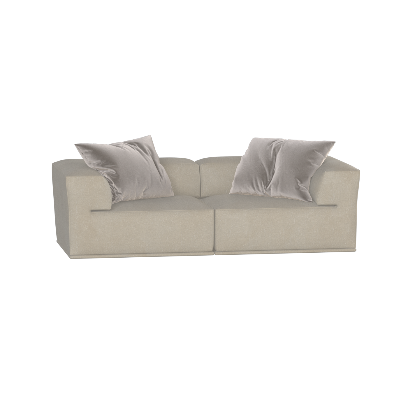 Savile Sofa — Compact Form with Wide Straight Armrests