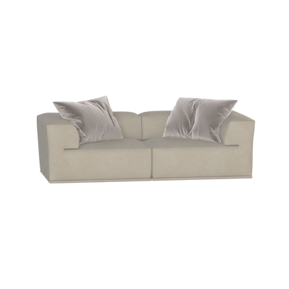 Savile Sofa — Compact Form with Wide Straight Armrests