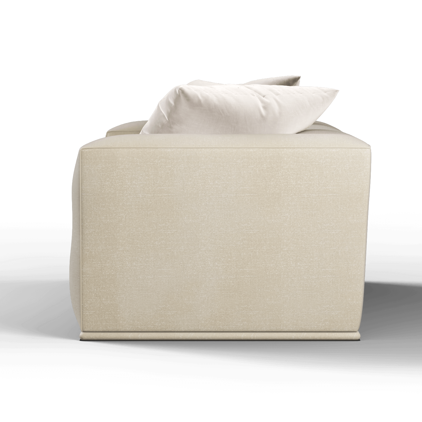 Savile Sofa — Compact Form with Wide Straight Armrests