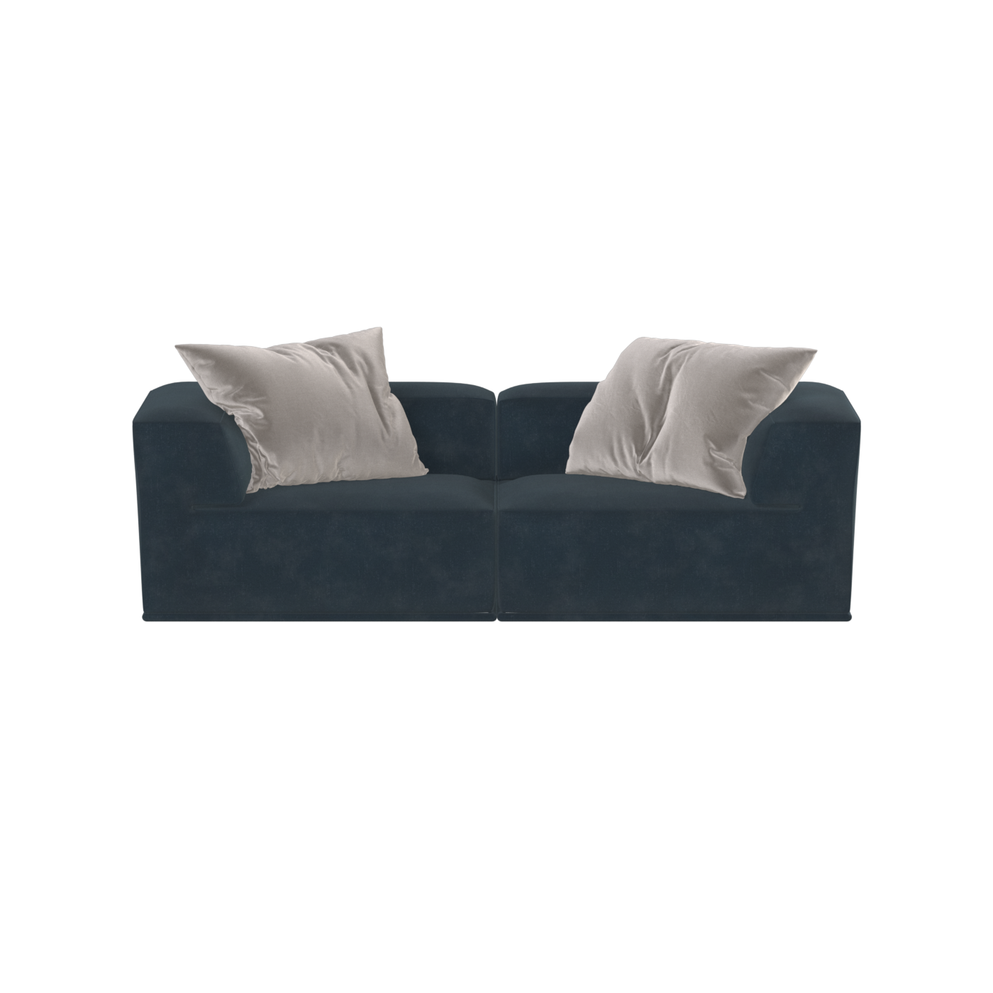 Savile Sofa — Compact Form with Wide Straight Armrests
