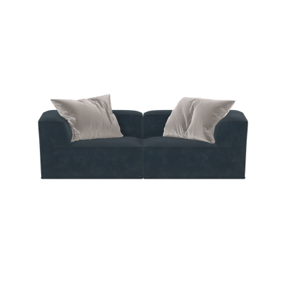 Savile Sofa — Compact Form with Wide Straight Armrests