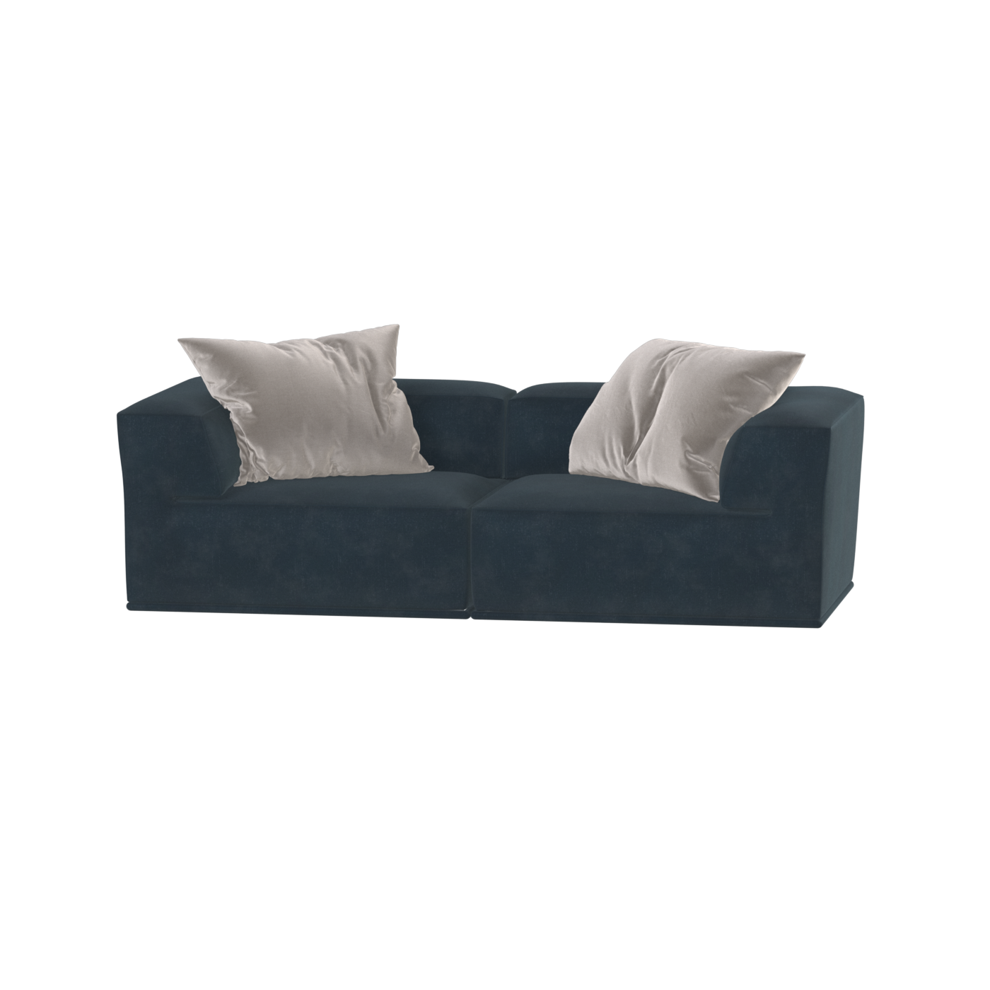Savile Sofa — Compact Form with Wide Straight Armrests