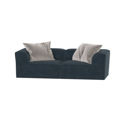 Savile Sofa — Compact Form with Wide Straight Armrests