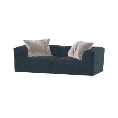 Savile Sofa — Compact Form with Wide Straight Armrests
