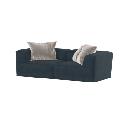 Savile Sofa — Compact Form with Wide Straight Armrests