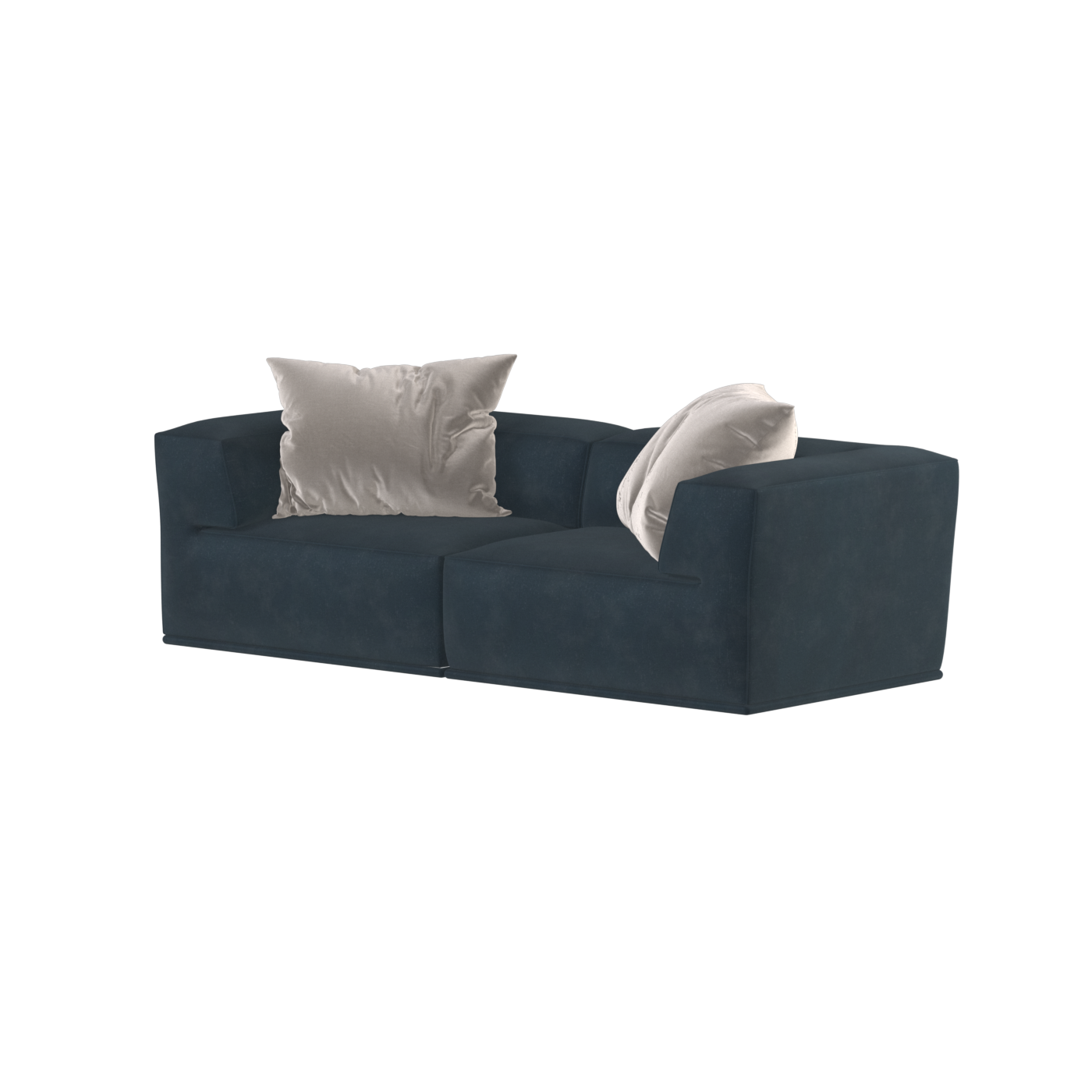 Savile Sofa — Compact Form with Wide Straight Armrests