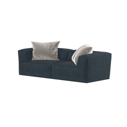 Savile Sofa — Compact Form with Wide Straight Armrests