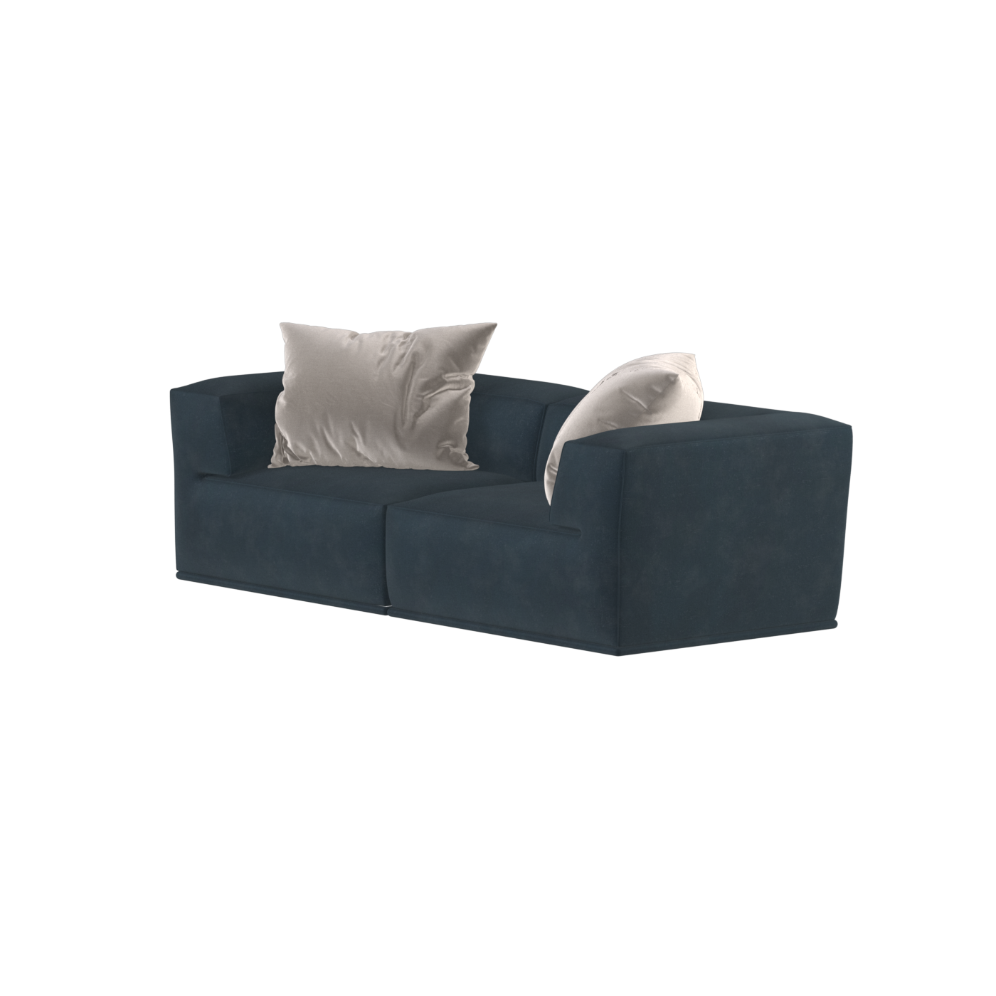 Savile Sofa — Compact Form with Wide Straight Armrests