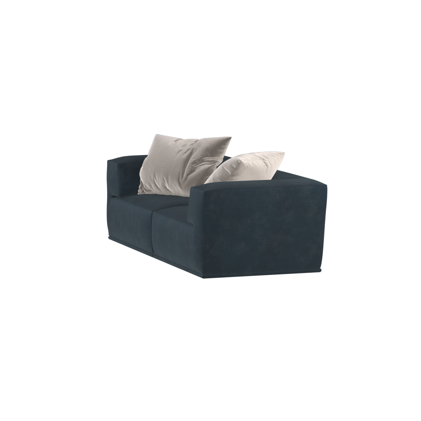Savile Sofa — Compact Form with Wide Straight Armrests