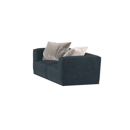 Savile Sofa — Compact Form with Wide Straight Armrests