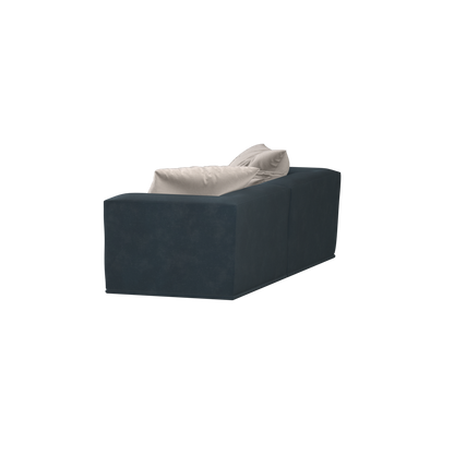 Savile Sofa — Compact Form with Wide Straight Armrests