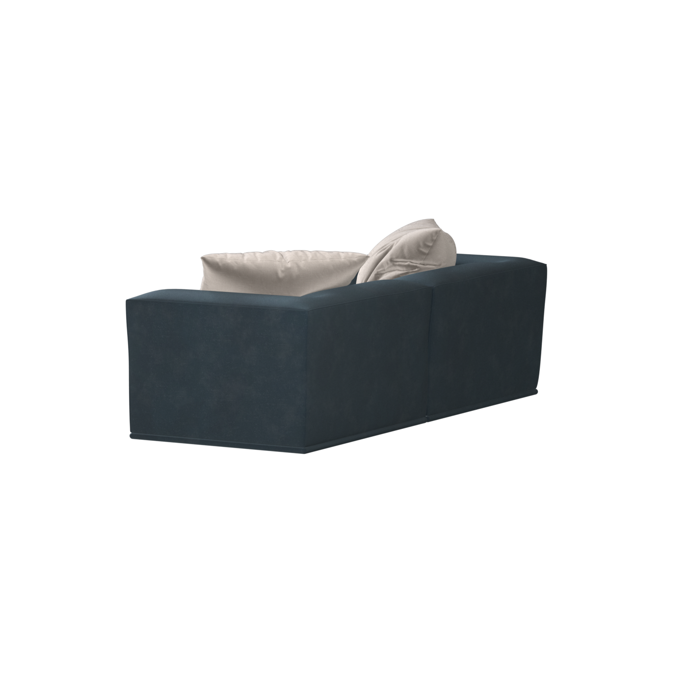 Savile Sofa — Compact Form with Wide Straight Armrests