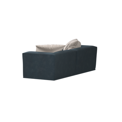 Savile Sofa — Compact Form with Wide Straight Armrests