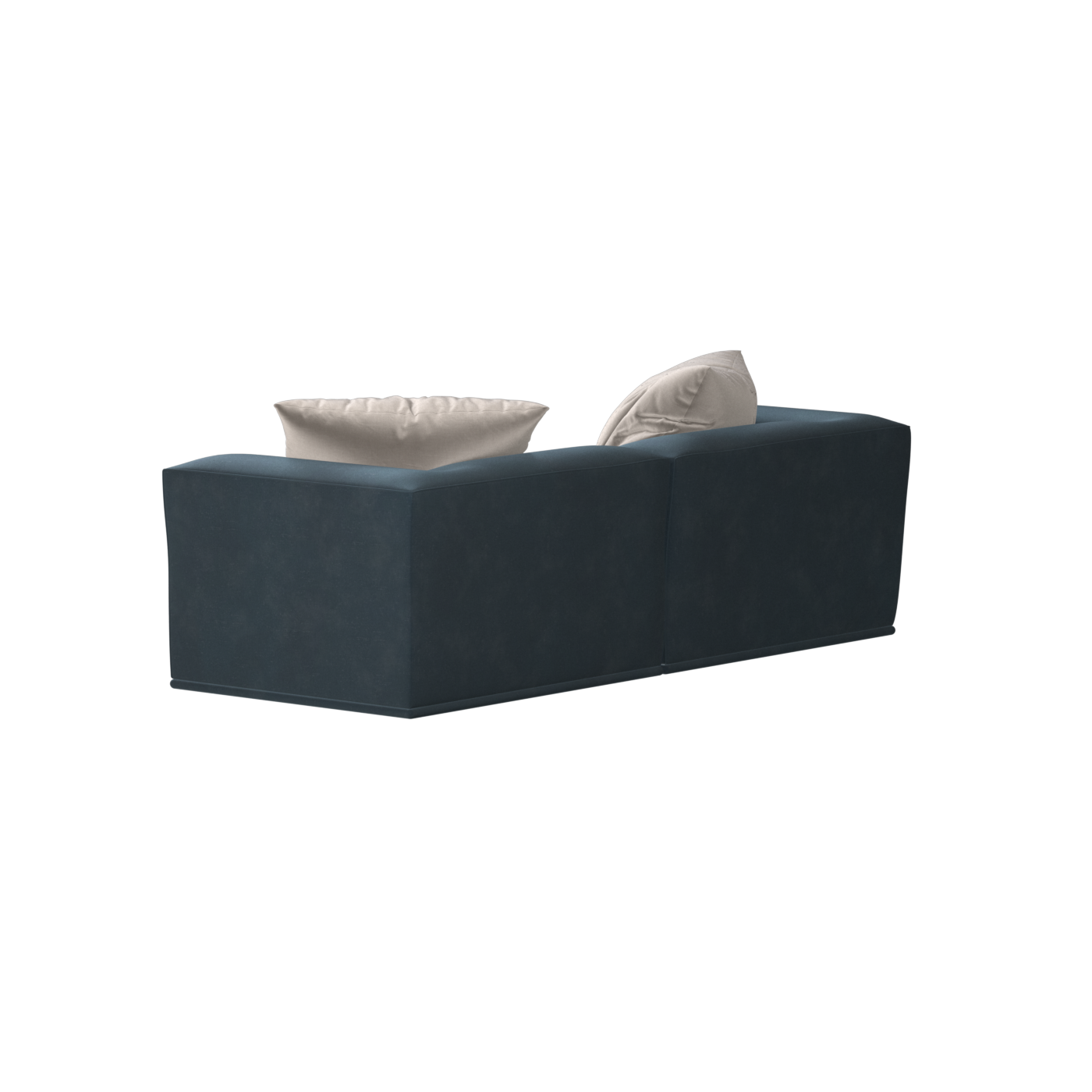 Savile Sofa — Compact Form with Wide Straight Armrests