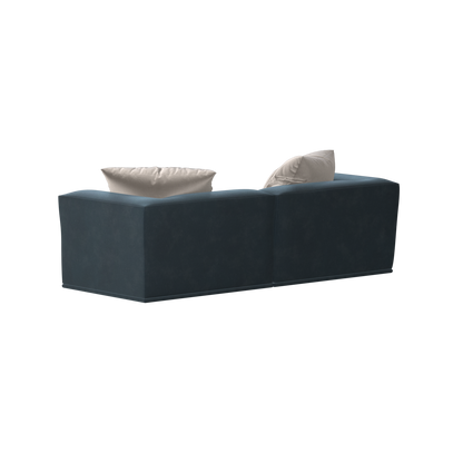 Savile Sofa — Compact Form with Wide Straight Armrests