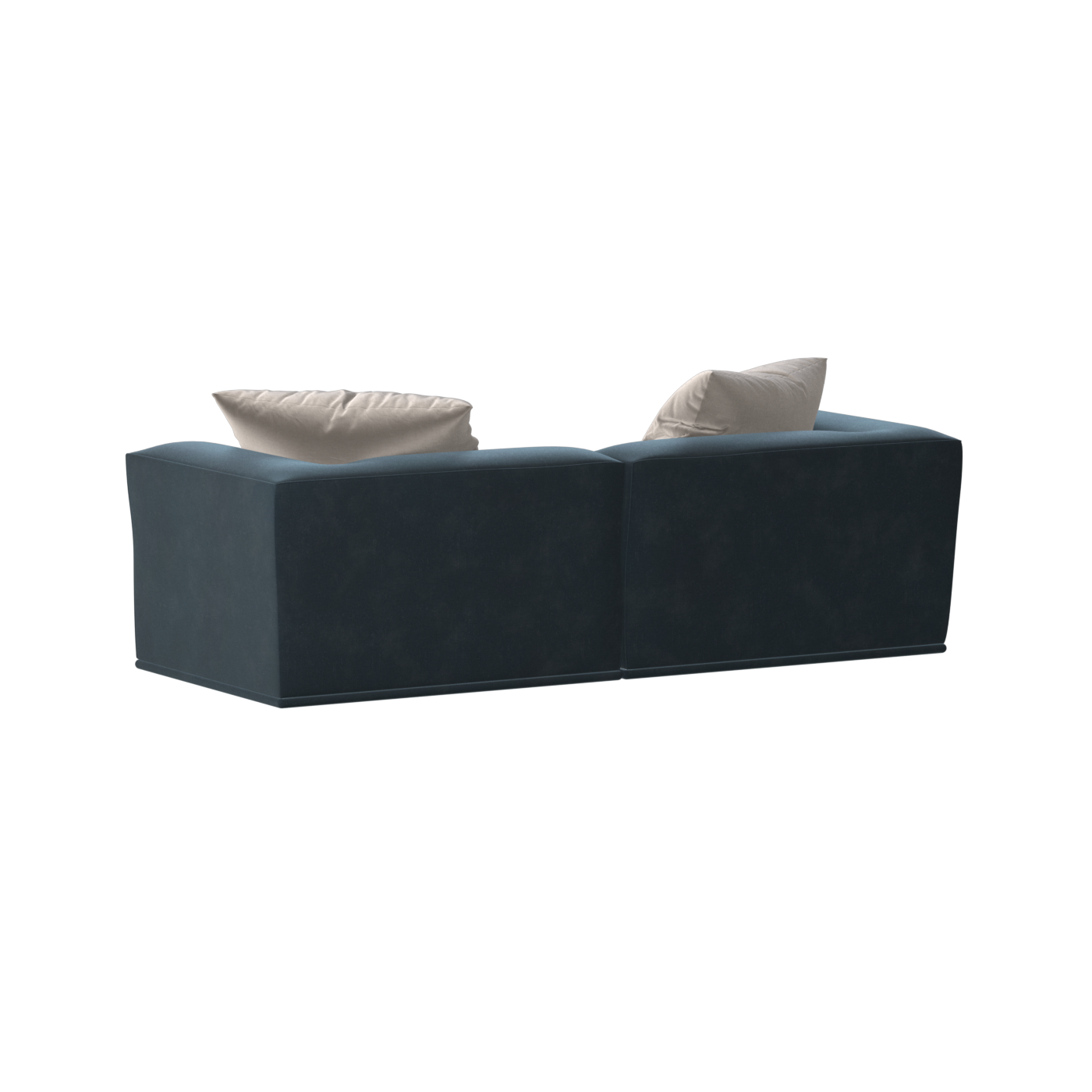 Savile Sofa — Compact Form with Wide Straight Armrests