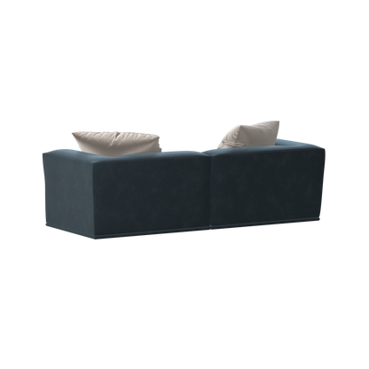 Savile Sofa — Compact Form with Wide Straight Armrests