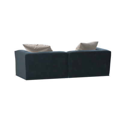 Savile Sofa — Compact Form with Wide Straight Armrests