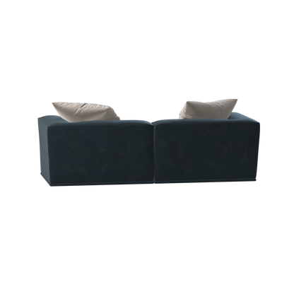Savile Sofa — Compact Form with Wide Straight Armrests