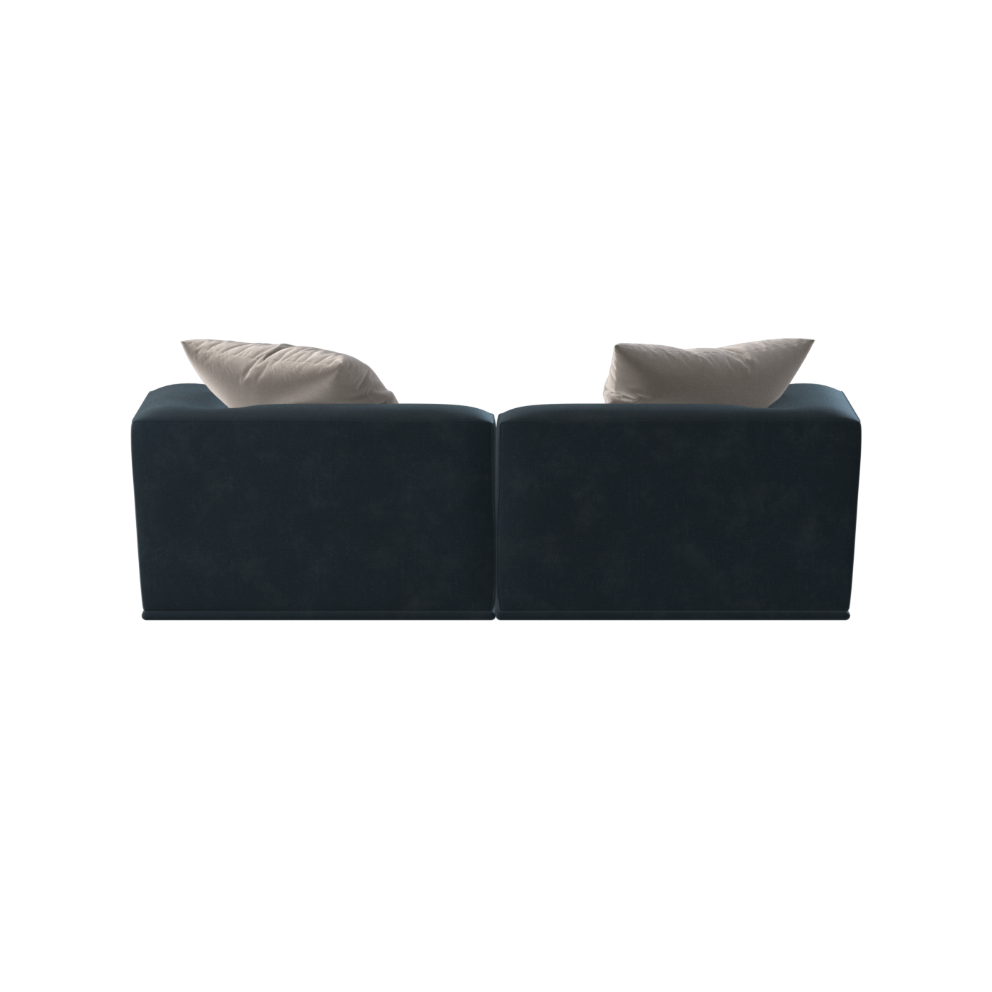 Savile Sofa — Compact Form with Wide Straight Armrests