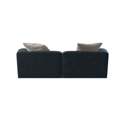 Savile Sofa — Compact Form with Wide Straight Armrests