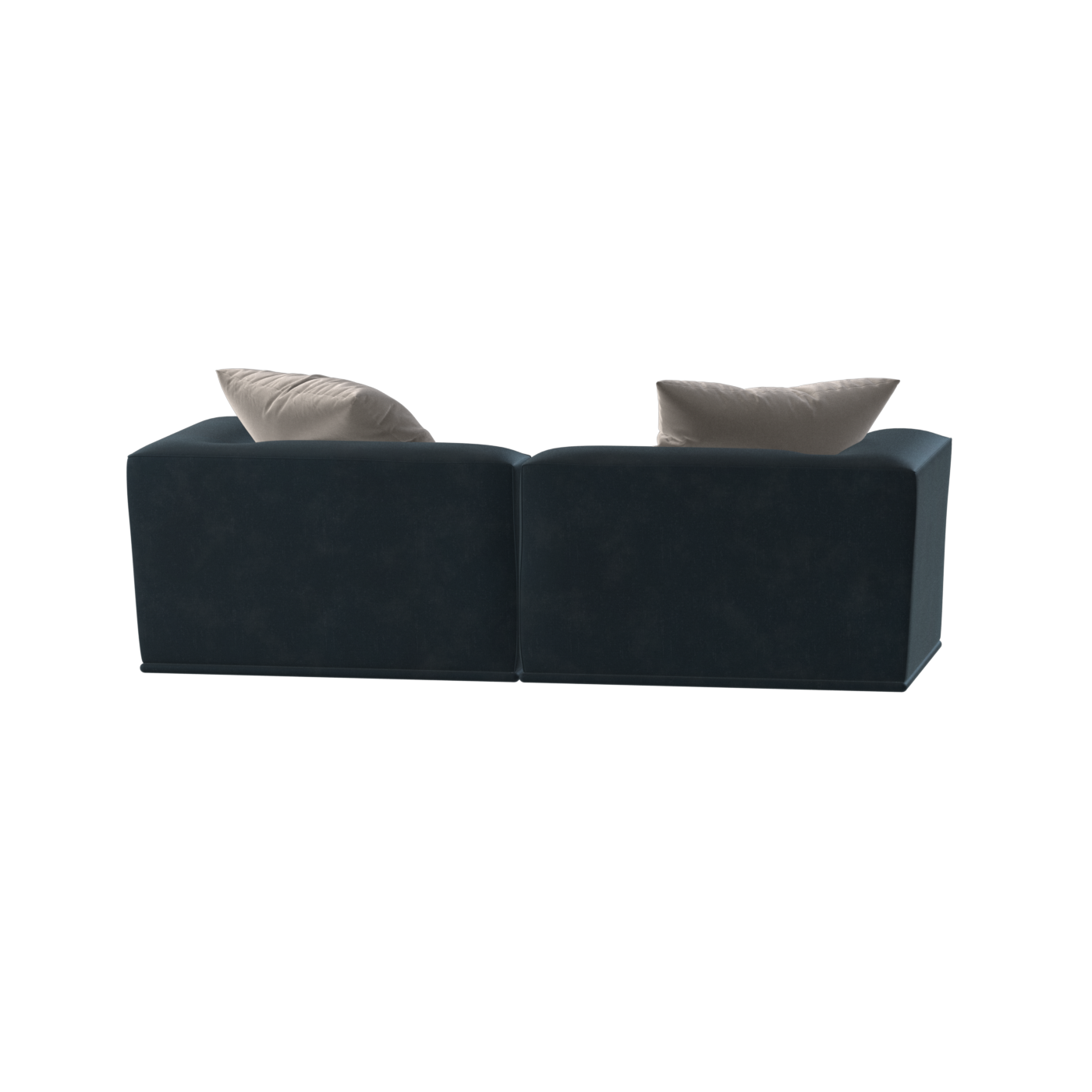 Savile Sofa — Compact Form with Wide Straight Armrests