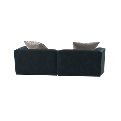 Savile Sofa — Compact Form with Wide Straight Armrests