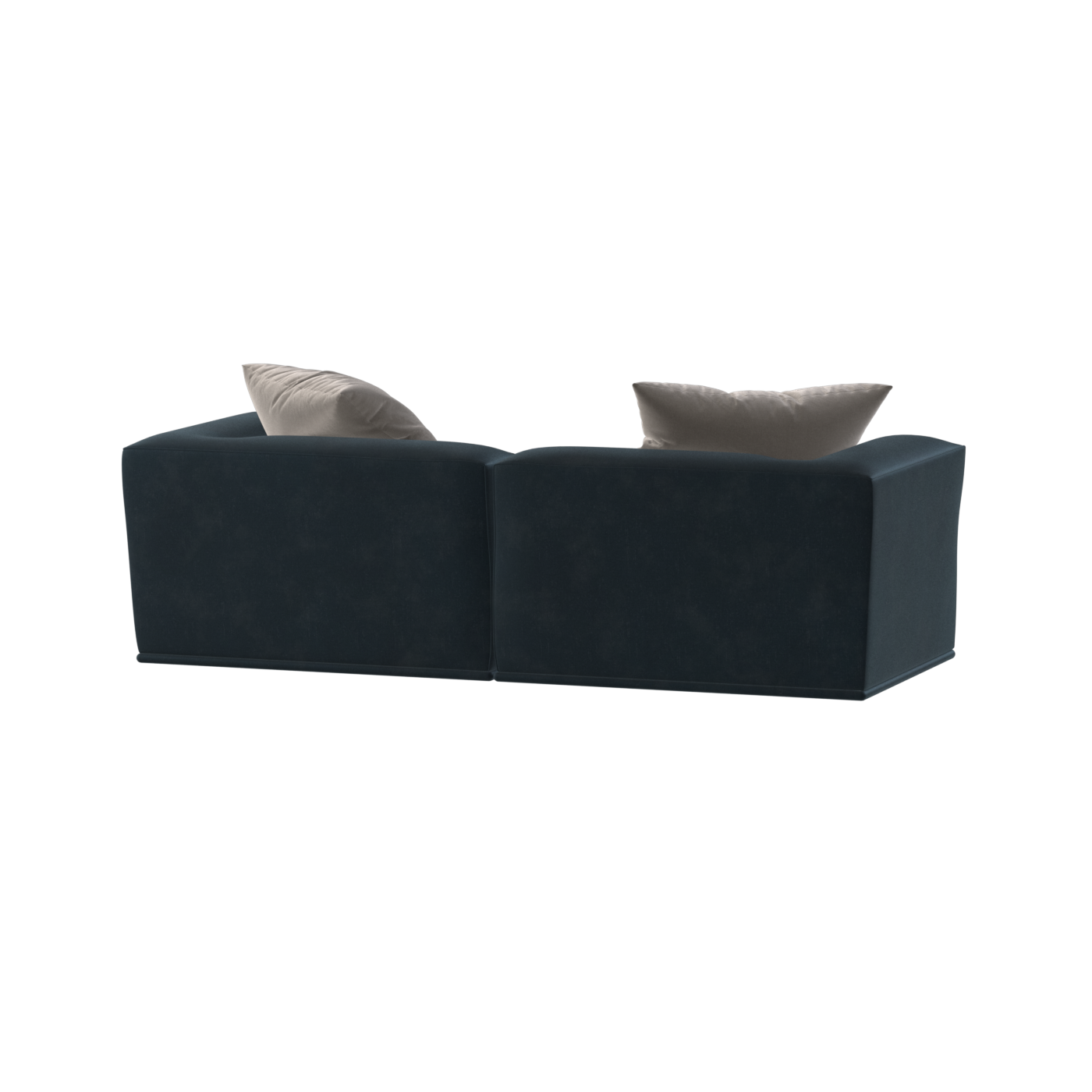 Savile Sofa — Compact Form with Wide Straight Armrests
