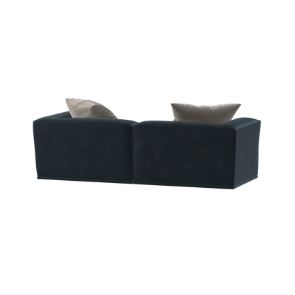 Savile Sofa — Compact Form with Wide Straight Armrests
