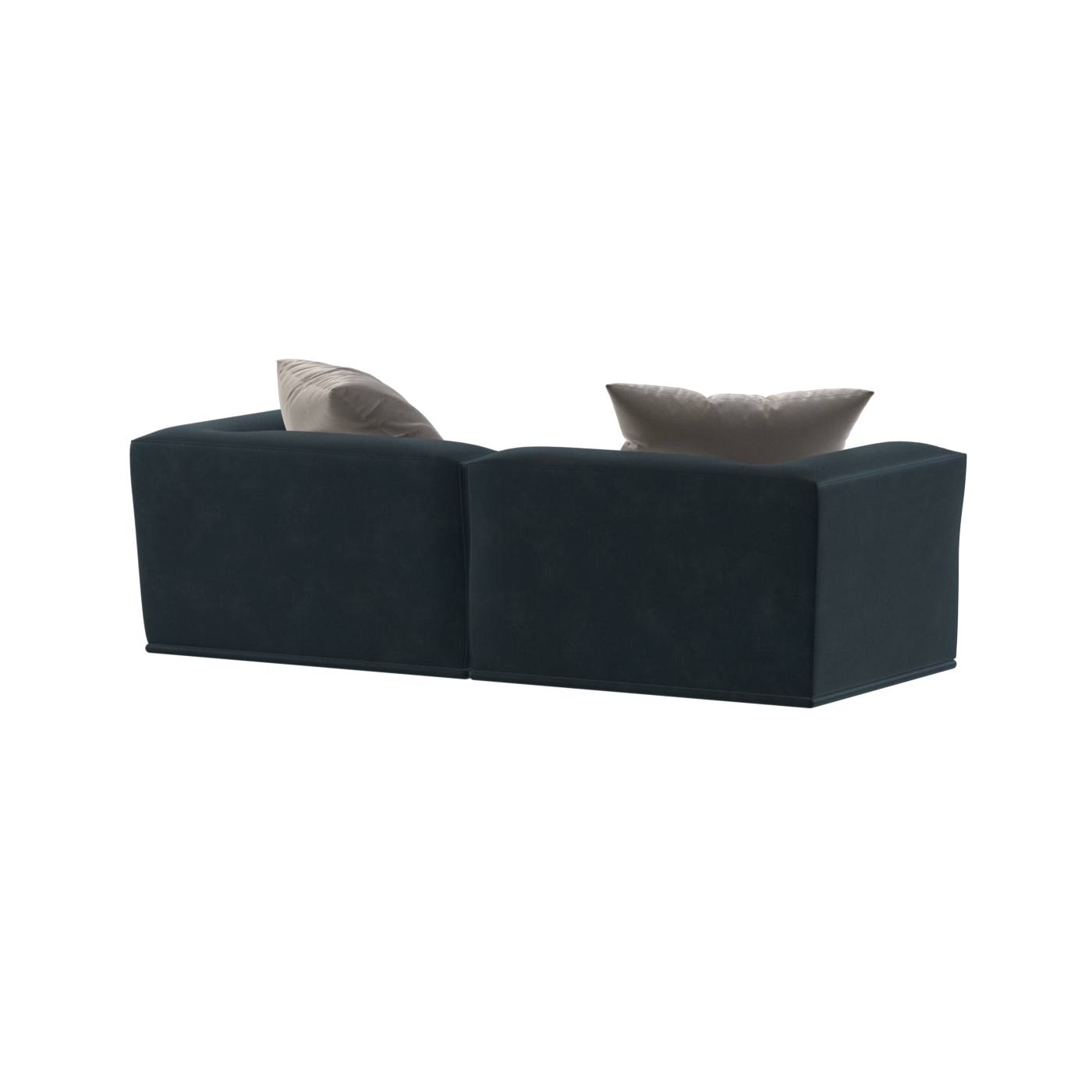 Savile Sofa — Compact Form with Wide Straight Armrests
