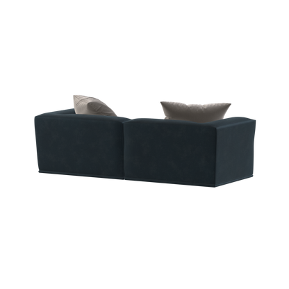 Savile Sofa — Compact Form with Wide Straight Armrests