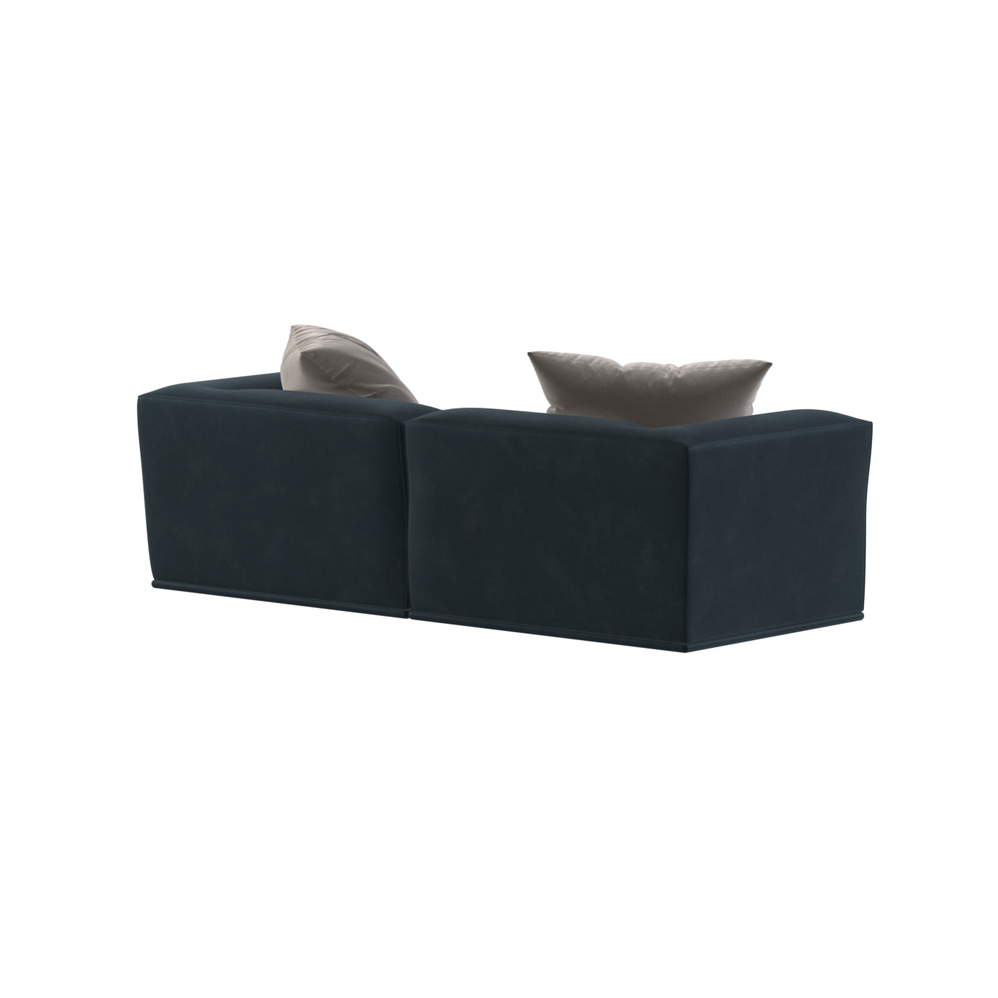 Savile Sofa — Compact Form with Wide Straight Armrests